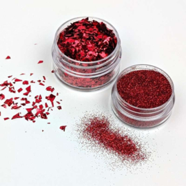 cosmic shimmer spangles cherry red set