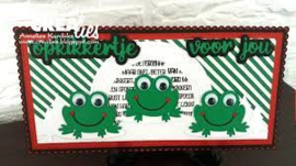 Crealies Frog Stempel kopen – Speelse kikker voor kaarten, kids & journals