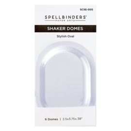 Stylish Oval Shaker Dome – Luxe lagen voor creatieve kaarten