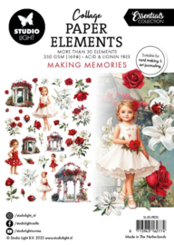 Studio Light Collage Paper Elements – Voeg karakter toe aan elke creatie