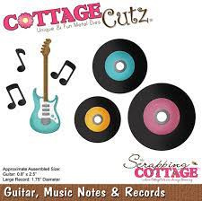 Cottage Cutz die music notes & records