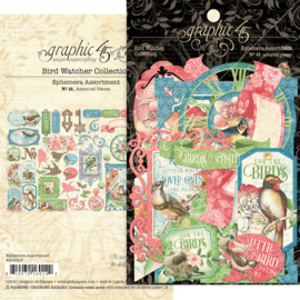 Bird watcher ephemera assortiment
