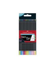 faber castell kleurpotloden   neon en pastelbox  12 stuks