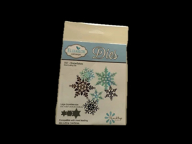 Elizabeth Craft Designs Snowflakes snijmal kopen – sierlijke sneeuwvlokken voor winterkaarten