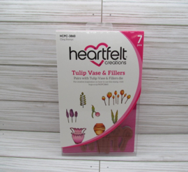 Heartfelt Creations Tulip Vase & Fillers stempelset kopen – maak een 3D-boeket in kaartvorm met tulpen en een elegante vaas