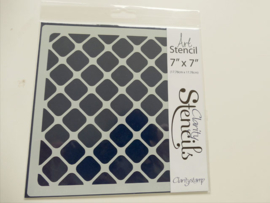 lattice      stencil    7"x7"