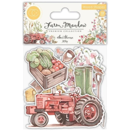 Craft Consortium die cuts farm meadow