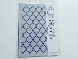 Clarity stencil  CHAIN LINK FENCE  A5.      76