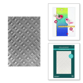 Spellbinders 3D embossing folder Beveled Diamonds