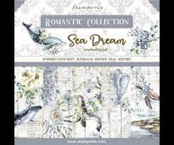 Stamperia paper pad  sea dream 12x12"