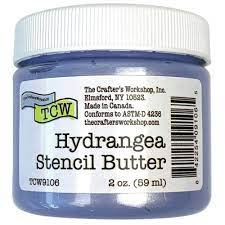 TCW butter hydrangea stencil