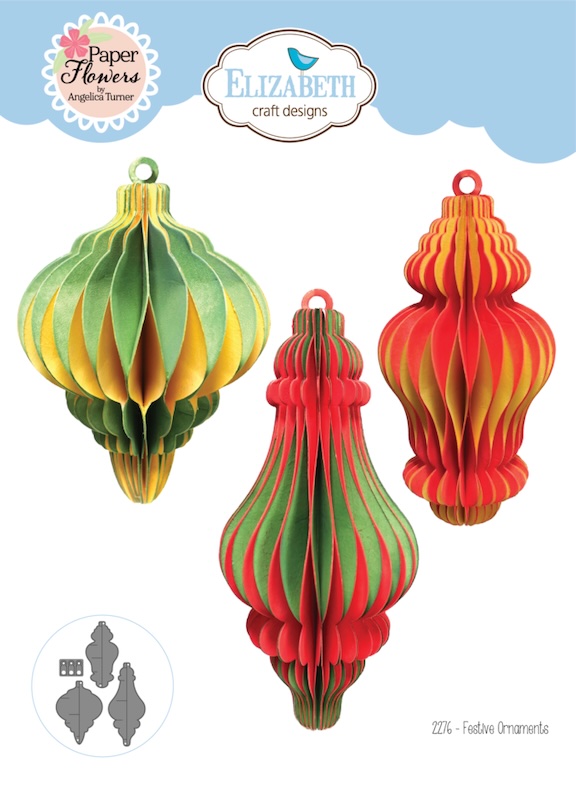 !  🎄 Maak je kerstmagie tastbaar met de Festive Ornaments van Elizabeth Craft Design