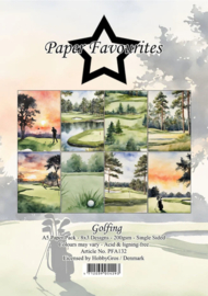 paper favourites paper pad Golfing  A5