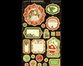 Graphic 45 chipboard T'was the night before Christmas