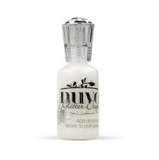 nuvo glitter drops  white blizzard