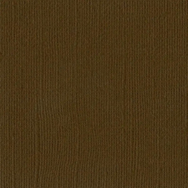 Bazzill • Mono Canvas 30,5x30,5cm Chocolate