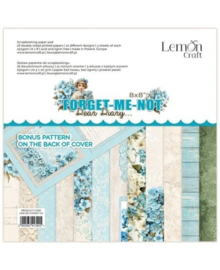 LemonCraft  paper pad Forget-Me-Not 8x8"