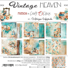 craft o clock paper pad vintage heaven-breng je creaties terug in de tijd