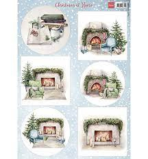 Marianne Design knipvel Christmas at home