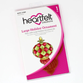 Heartfelt Creations Large Holiday Ornament stempelset kopen – klassieke kerstdecoraties met detail en flair