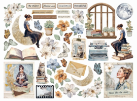 Stamperia Chipboard Die Cuts – Secret Diary