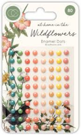 adhesive enamel dots at home in the wildflowers