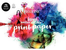 Talens Ecoline liquid water colour print papier
