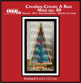 crealiesCreate A Box Mini stansen nr. 30, Kerstboom