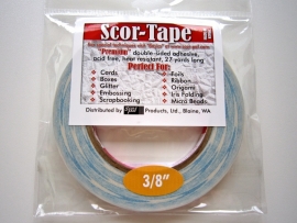 score tape 3/8" dubbelzijdig tape