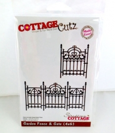 Cottage cutz Die garden fence en gate CC4x6-079
