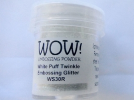 WOW embossing powder white puff twinkle WS30R