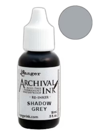 Ranger archival ink pad re inker shadow grey