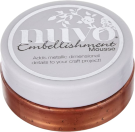 Nuvo Embellishment Mousse Fresh Copper – Warme koperkleur met metallic glans