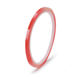 Vaessen Creative Dubbelzijdige Tape Rood 3 mm – Voor fijnafwerking en precisiewerk