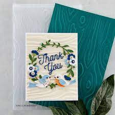 Spellbinders 3 D embossing folder  knock on