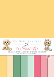 the paper boutique  it's puppy's life  colour  cardstock