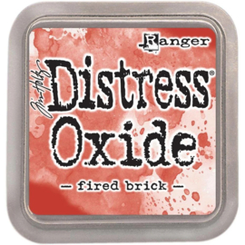 ❤️ Distress Oxide Fired Brick – Warm baksteenrood met een vintage randje