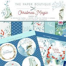 the paper boutique Christmas Magic paper kit