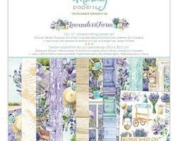 Mintay papers  lavender farm 6x6" paper pad