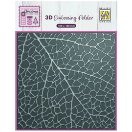 Nellie's Choice 3D embossing folder leaf grain