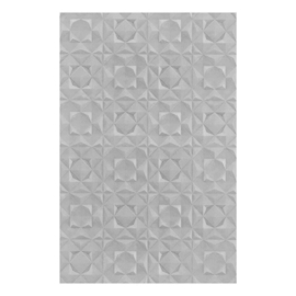 Simon Hurley 3 D embossing folder Geo quilt