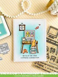 Lawn Fawn stempel set  virtual friends