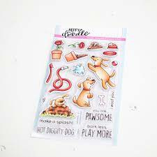 Heffy Doodle stempel set  hot diggity dog