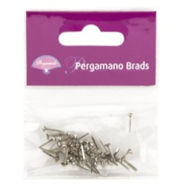 Pergamano brads  4 mm. Jewelled