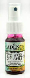 Cadence  magenta ink spray mix media