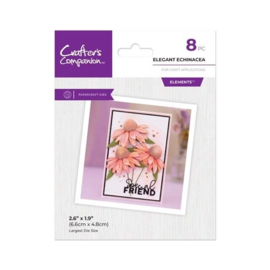 Layered Floral Dies – Elegant Echinacea: 3D zonnehoedbloemen die eruit springen