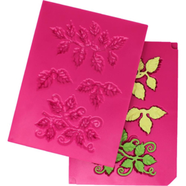Heartfelt Creations 3D Leafy Accents Shaping Mold kopen – voor perfect gevormde blaadjes bij je bloemen