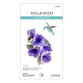 Spellbinders Petunia & Hummingbird Snijmallen – Bloem en kolibrie in 3D