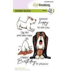 Craft Emotion  stamp odey & friends 4