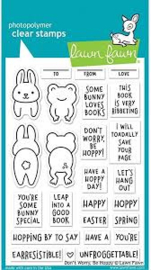 Lawn Fawn stempel set  don't worry be happy